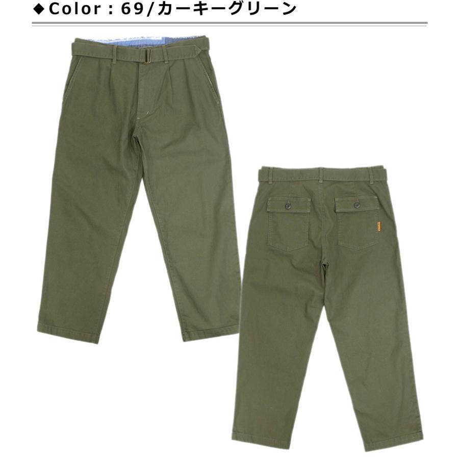 KRIFF MAYER（クリフメイヤー） M52チノパンツタイプ ベルト付きタック