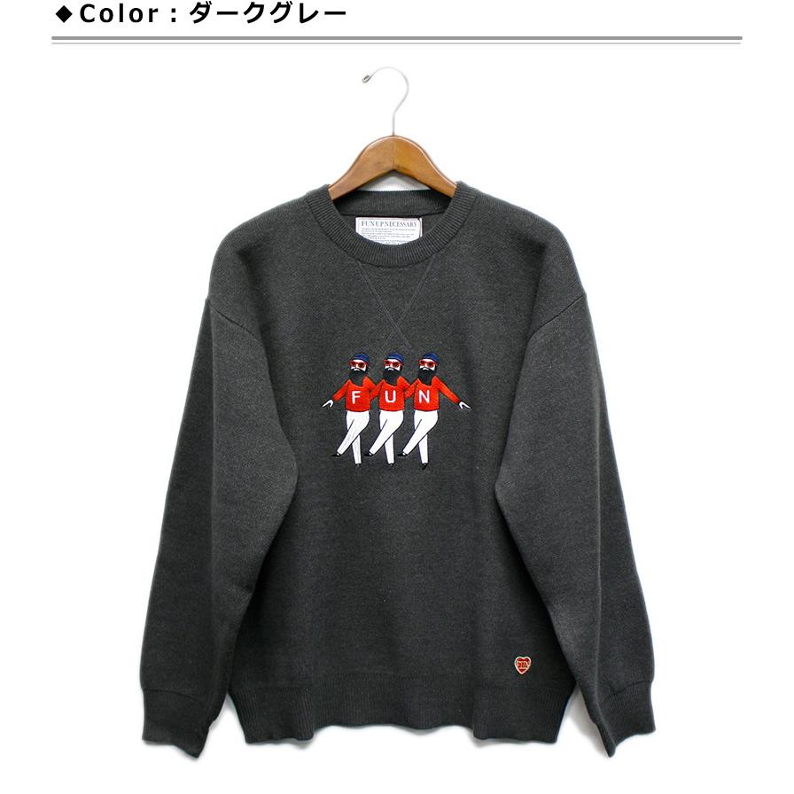 modem design（モデムデザイン） FUN / クルーネックニット「トリプル