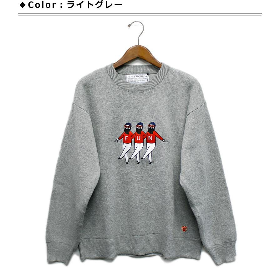 modem design（モデムデザイン） FUN / クルーネックニット「トリプル