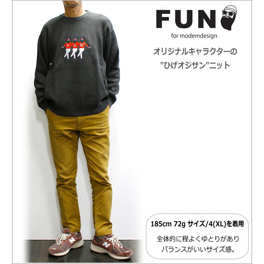 modem design（モデムデザイン） FUN / クルーネックニット「トリプル