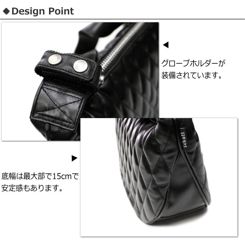 Schott N.Y.C PADDED LEATHER BANANABAG レザーバナナバッグ Schott N.Y.C PADDED LEATHER BANANABAG レザーバナナバッグ