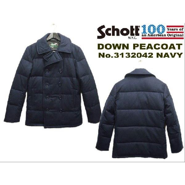 【美品】Schott/ショット　ピーコート/PEACOAT Schott N.Y.C ショット 740US PEACOAT ピーコート ウール