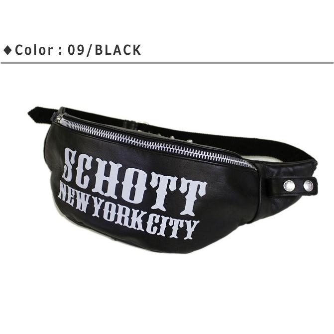 Schott N.Y.C LEATHER BODYBAG LOGO レザーボディーバッグロゴ