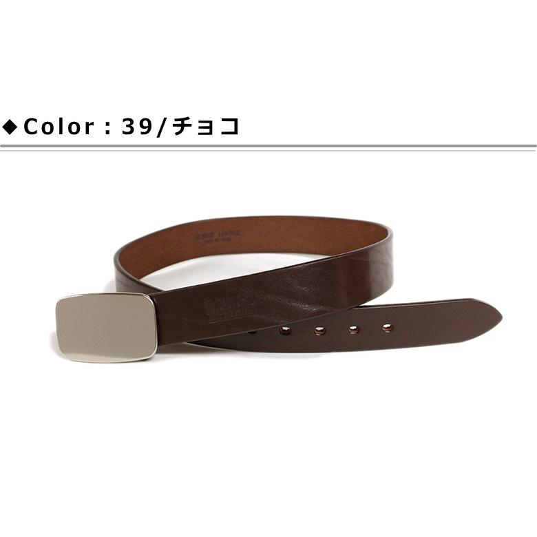 BARNS(バーンズ)　栃木レザーベルト ”シルバープレートバックル” LE-4166【栃木レザーとBARNSのコラボ！】 | BARNS OUTFITTERS | 05