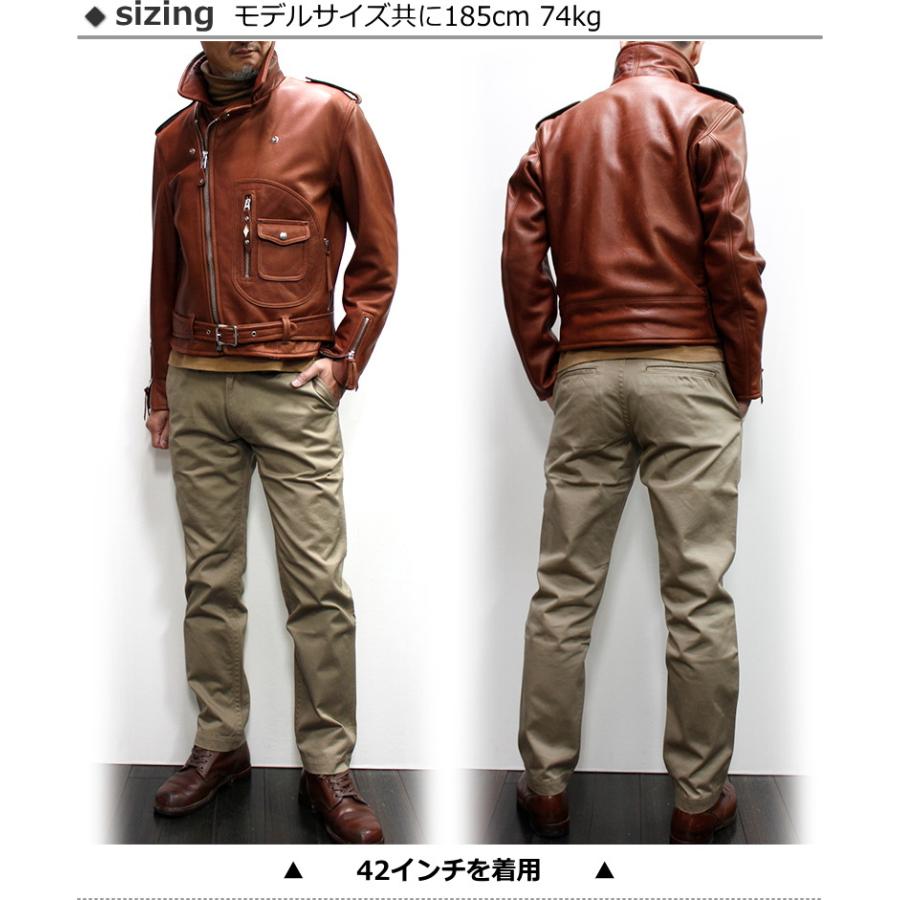 Schott COW NEW NAKED D-POCKET RIDERS 528US No.782-3950094 (ショット ニューネイキッド Dポケット ダブルライダース 本革 牛革)｜p-mrt｜11