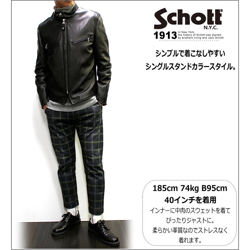 Schott N.Y.C COW NEW NAKED CAFE RACER SIBGLE RIDERS JKT Schott N.Y.C COW NEW NAKED CAFE RACER SIBGLE RIDERS JKT