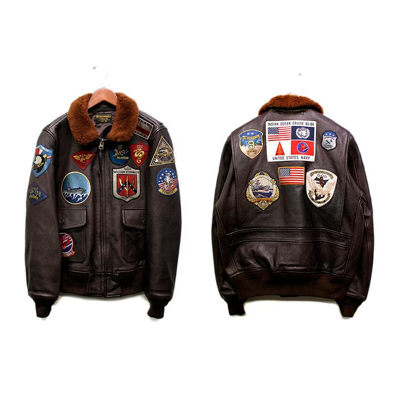 アビレックス/AVIREX "TOP GUN2 MODEL"G-1 FLIGHT JACKET GOAT LEATHER Ｇ-1ジャケットトップガンモデル2023〜2024年 山羊革｜p-mrt｜14