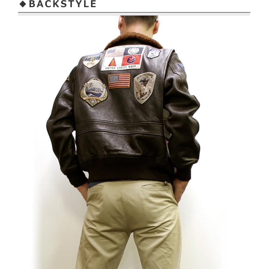 アビレックス/AVIREX "TOP GUN2 MODEL"G-1 FLIGHT JACKET GOAT LEATHER Ｇ-1ジャケットトップガンモデル2023〜2024年 山羊革｜p-mrt｜04