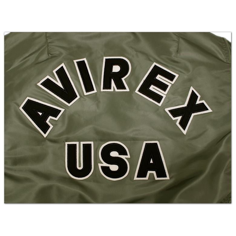 ア*ビ様 希少L✨美品✨AVIREX USA ワッペン 両面ロゴ MA-1ジャケ ア*ビ様 希少L✨美品✨AVIREX USA ワッペン 両面ロゴ MA-1ジャケ