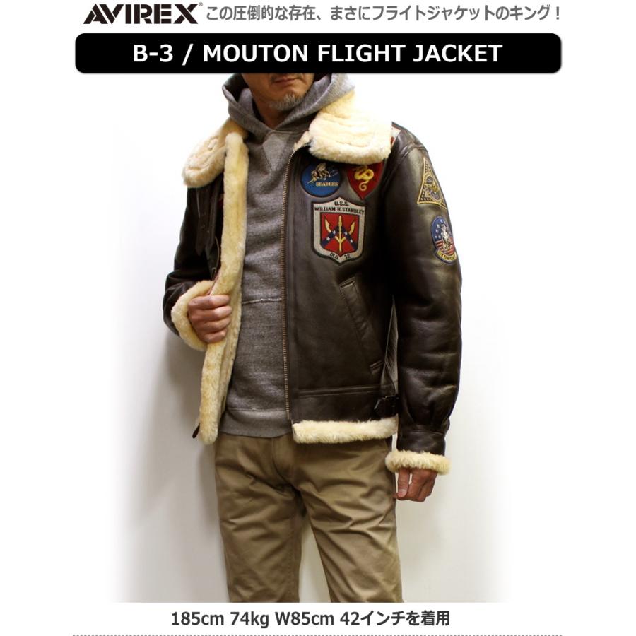 セール！AVIREX B-3 TOP GUN MAVERICK / アビレックス B-3ムートンフライトジャケット トップガンマーヴェリック  No.6111040 (B-3/FLIGHT JACKET)