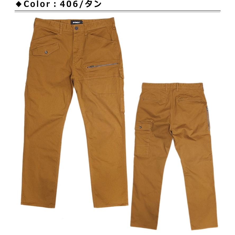 New！アビレックス ストレッチドビー素材 ８ポケットカーゴパンツ(AVIREX STRECH DOBBY 8POCKETS PANTS) No.783-4910002｜p-mrt｜11