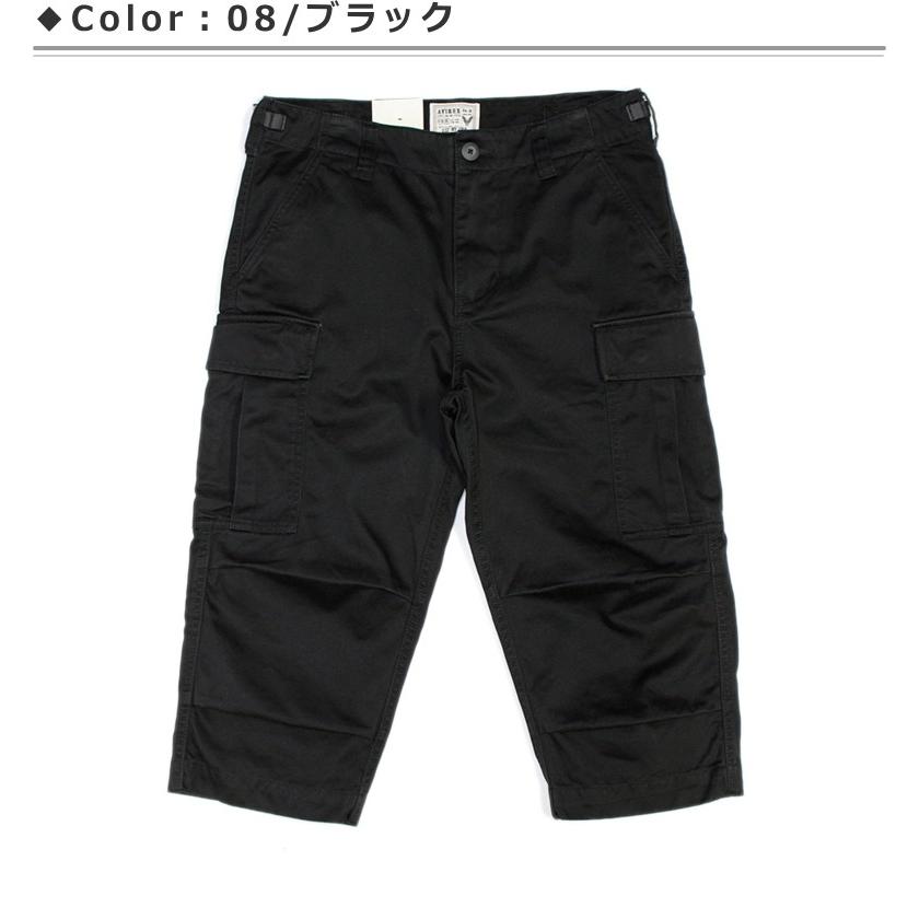 パンツ black AVIREX（アヴィレックス） アビレックス ファティーグクロップドパンツ