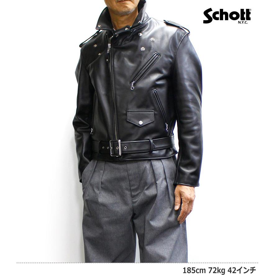 Schott N.Y.C 618US Perfecto STEERHIDE DOUBLE RIDERS JACKET