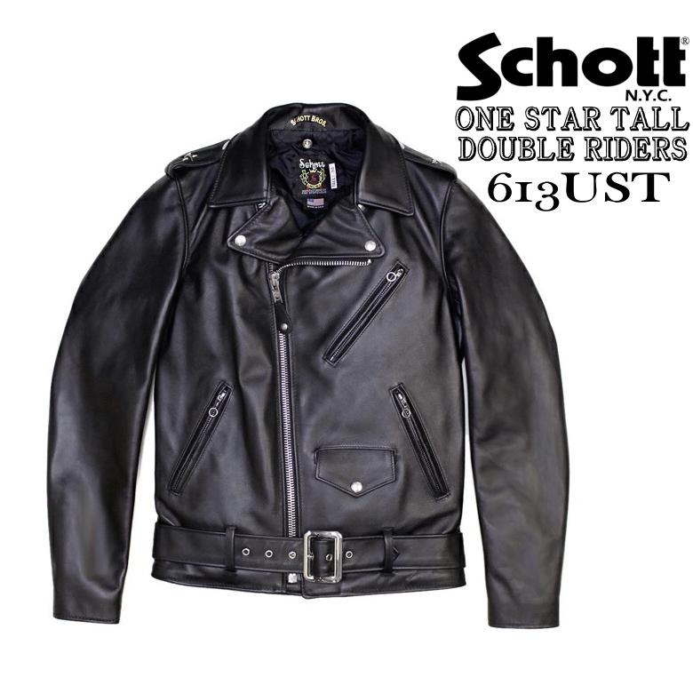 ブラックの34、36、38インチを据え置き価格にて！」Schott ONESTAR