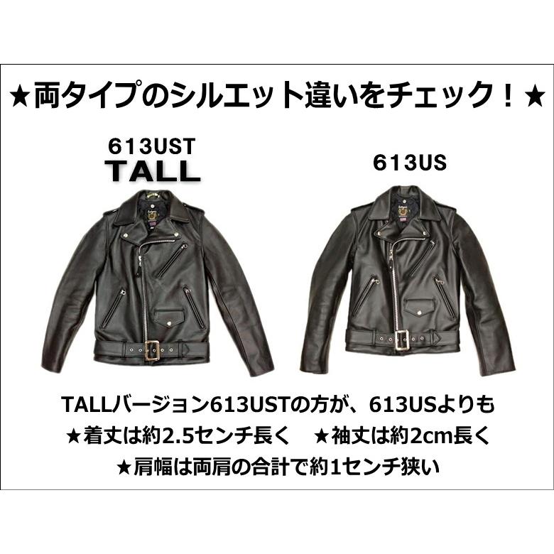 Schott ONESTAR TALL613UST (ショット　ダブルライダース ワンスタートールバージョン613UST）No.782-3950084【送料無料】｜p-mrt｜12