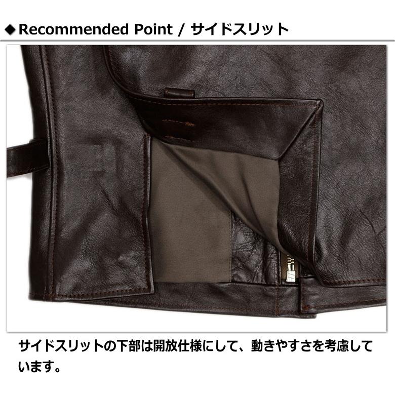 馬革】AVIREX ホースハイド レザー ジャケット 深緑 ダーク