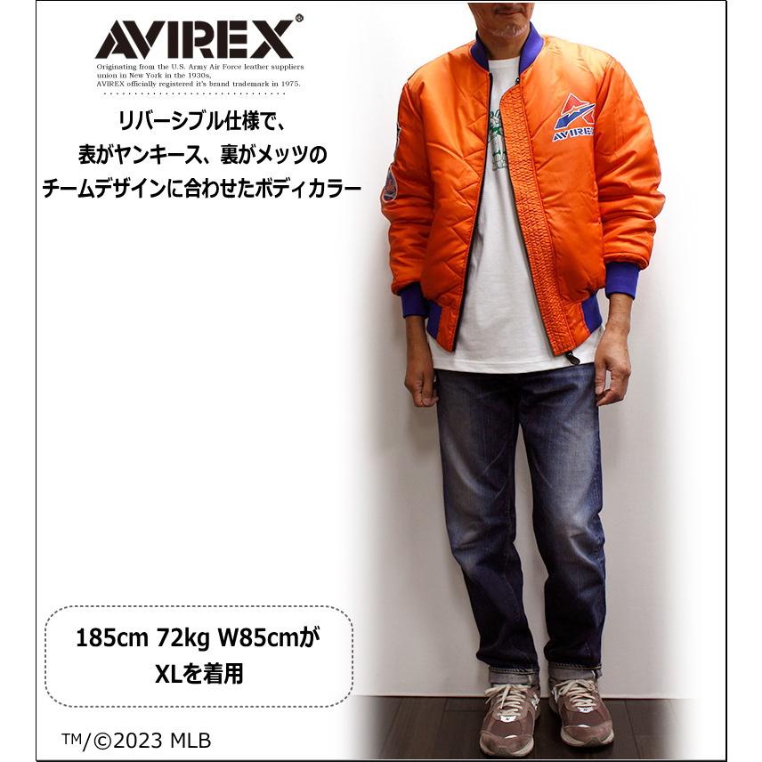 セール！AVIREX(アヴィレックス) 《AVIREX X MLB》REVERSIBLE MA-1 SUBWAY SERIES / リバーシブル MA-1 2000年ワールドシリーズサブウェイシリーズ｜p-mrt｜12