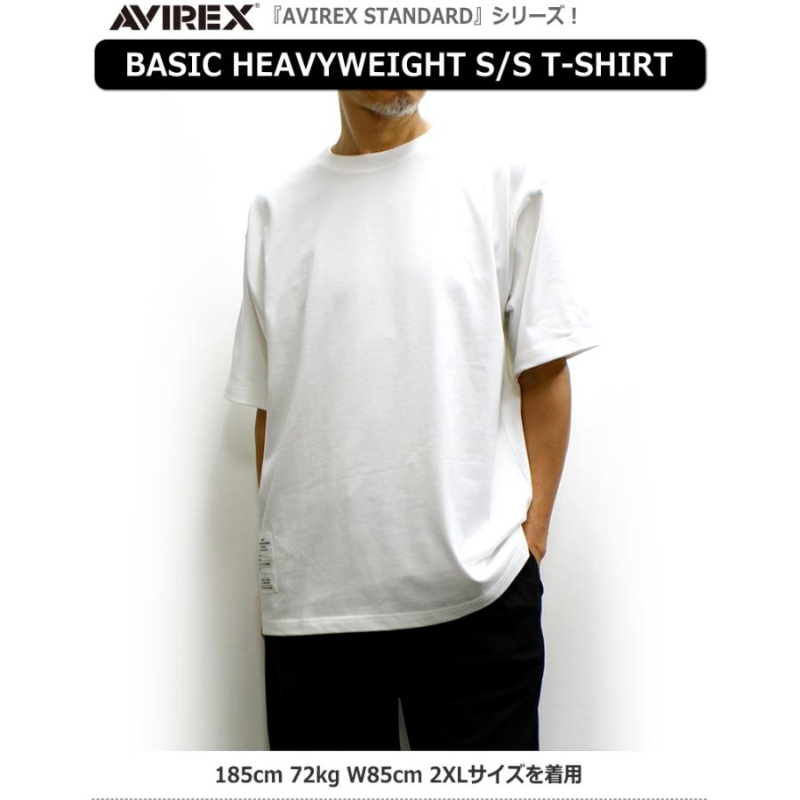 AVIREX BASIC HEAVYWEIGHT S/S T-SHIRT / アビレックス ヘビー