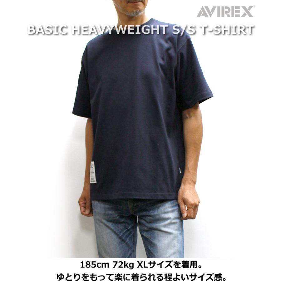 AVIREX BASIC HEAVYWEIGHT S/S T-SHIRT / アビレックス ヘビー AVIREX BASIC HEAVYWEIGHT S/S T-SHIRT / アビレックス ヘビー
