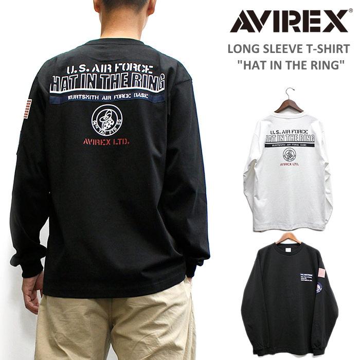 AVIREX アヴィレックス 長袖Tシャツ ハット イン ザ リング LONGSLEEVE T-SHIRT 