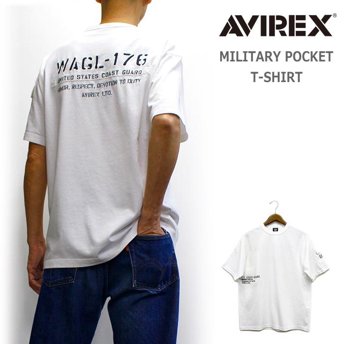 AVIREX（アヴィレックス） アビレックス ミリタリーポケットTシャツ