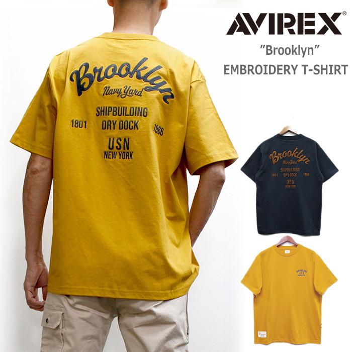 AVIREX（アヴィレックス） アビレックス ブルックリン刺繍Tシャツ 2026