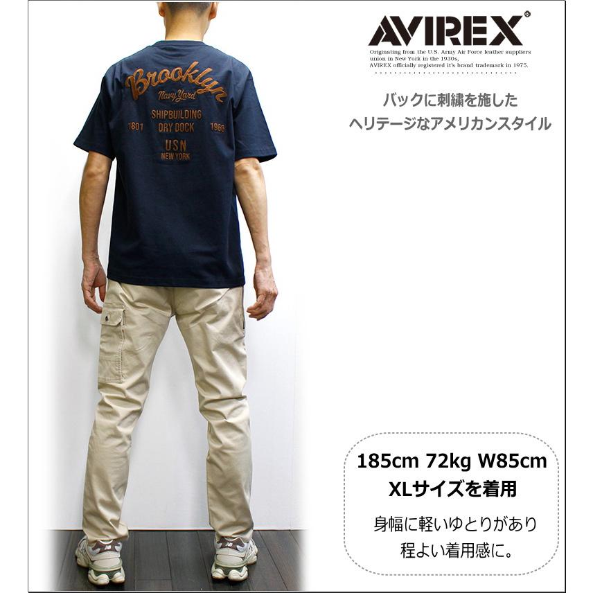 AVIREX（アヴィレックス） アビレックス ブルックリン刺繍Tシャツ 2026