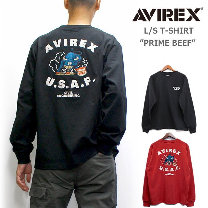 AVIREX（アヴィレックス） アビレックス 刺繍入りロングスリーブ T