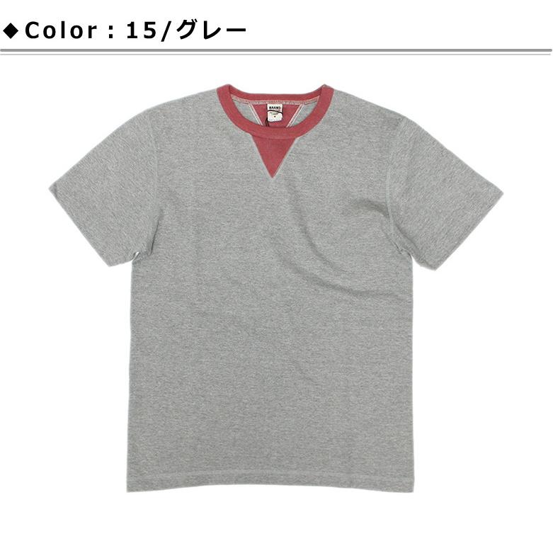 セール！BARNS(バーンズ) 小寸編み天竺のリンガーTシャツ “COZUN Tee” 2023年モデル [BR-23167]｜p-mrt｜04