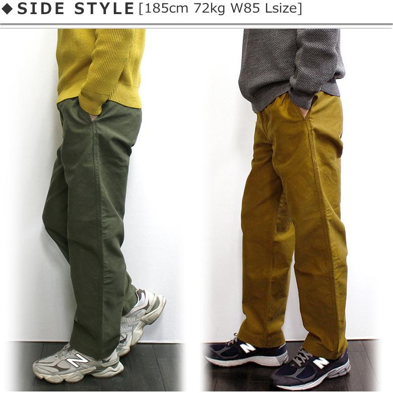 FOB FACTORY(エフオービーファクトリー)  モールスキン素材2タック入りトラウザーワイドパンツ / MOLESKIN TROUSERS | FOB FACTORY | 08