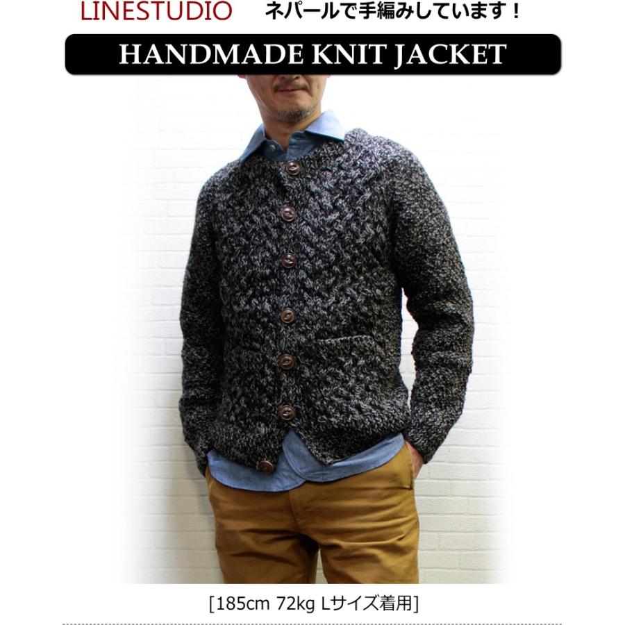 セール！ LINE 手編みニットジャケット : PARADISE MARKET - 通販