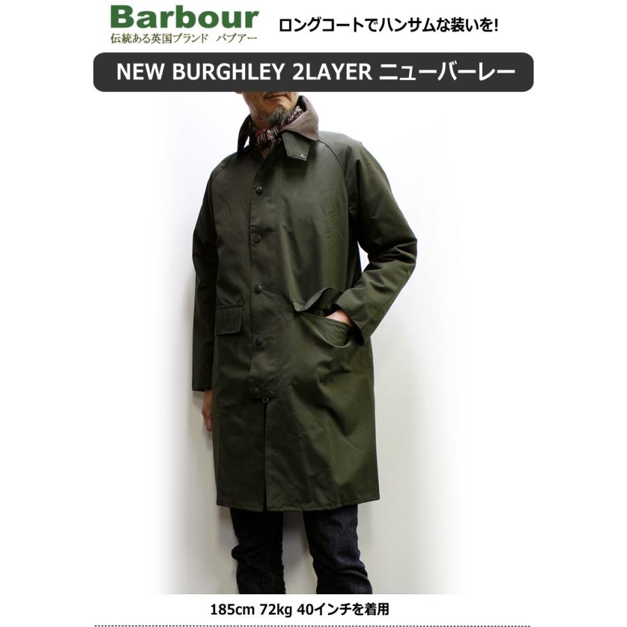 Barbour NEW BURGHLEY JACKET 2LAYER [MCA0786] (バブアー ニューバーレー ジャケット 2レイヤー  ノンオイルド 2021年)