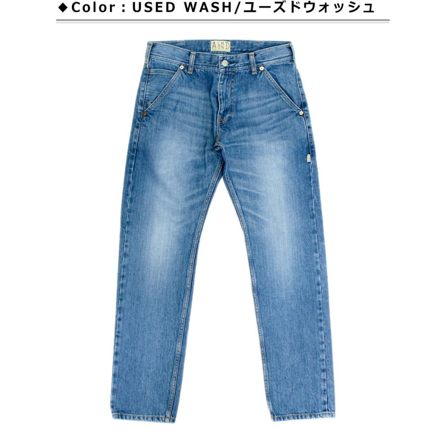 アーモンド オーガニックデニムユーズド加工パンツ / ALMOND ORGANIC