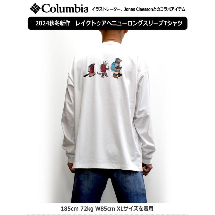Columbia 2024秋冬新作 レイクトゥアベニューロングスリーブT