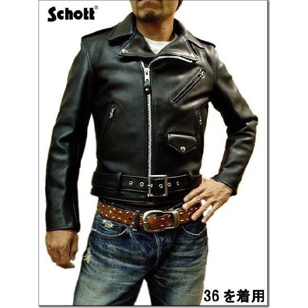 Schott ONESTAR RIDERS613US (ショット ダブルライダースワンスター613US) No.782-3950083【1回目のサイズ交換往復送料無料】｜p-mrt｜18