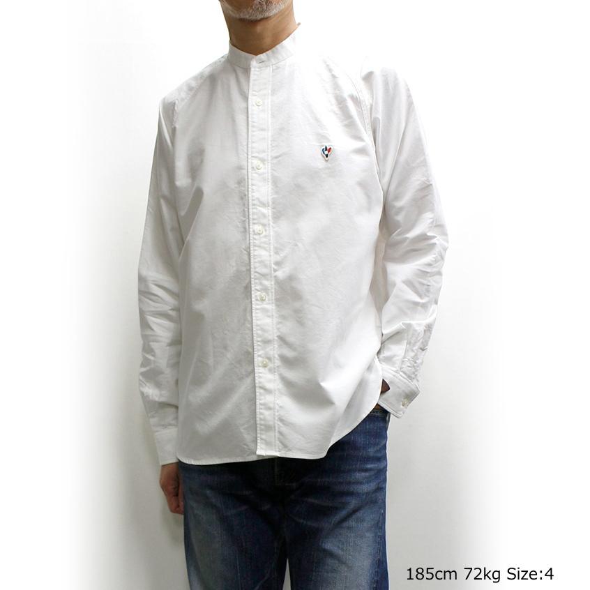 Arvor Maree（アルボーマレー） RAGLAN SLEEVE STAND COLLAR OXFORD