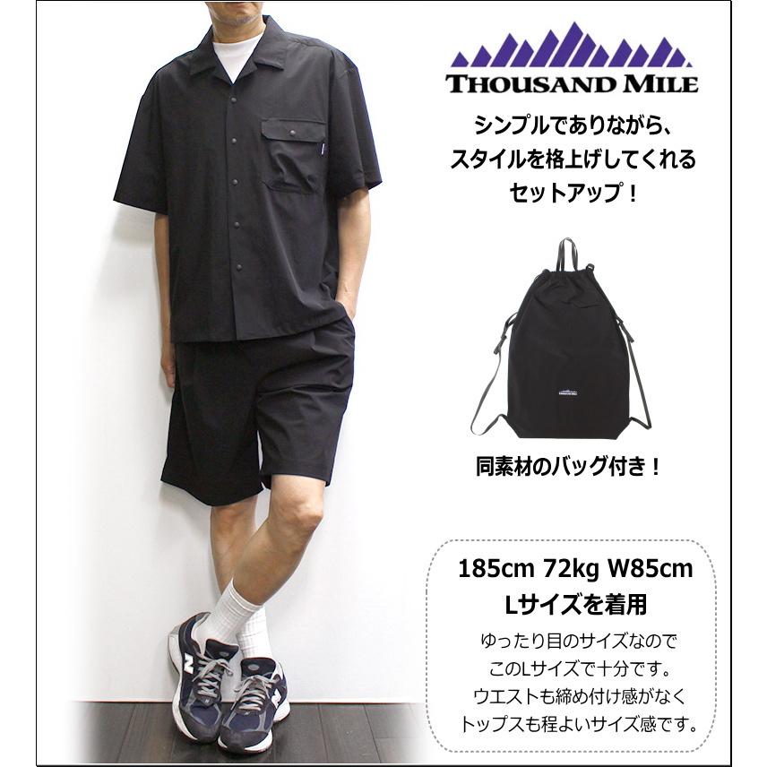thousand mile レジャーセットアップ シャツ ショートパンツ 25SS】THOUSAND MILE サウザンドマイル ショートスリーブシャツ