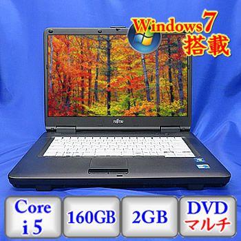 富士通ノートPC LIFEBOOK A550 B 富士通 LIFEBOOK A550/B 【Windows7 Pro・Core i5・SSD
