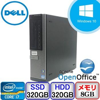 中古デスクトップパソコン DELL OptiPlex 9010 D05D Windows 10 Pro
