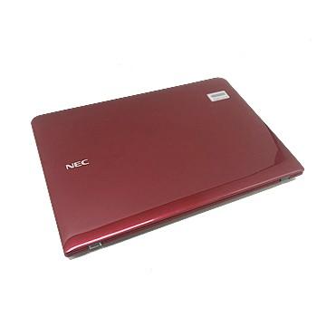 新品爆速SSD レッド 赤色 ノートパソコン 中古良品 15型ワイド NEC PC