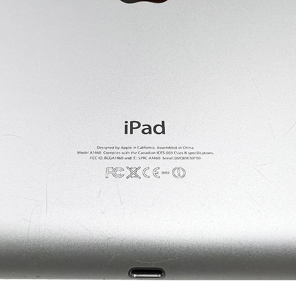 【Wi-Fi+セルラー】iPad 第4世代 MD525J/A (A1460) 16GB iPad Cランク 第4世代 Wi-Fi + Cellular MD525J/A A1460 16GB 9.7