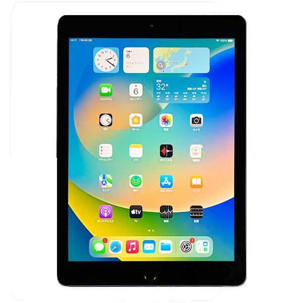 iPad Wi-Fiモデル 32GB A1893 第6世代 MR7F2J/A 9.7インチ スペースグレイ Apple アクティベーション解除済 中古  本体 タブレット 安い 整備済み品 Bランク