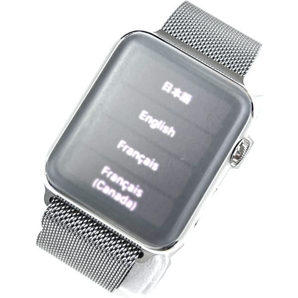 Apple Watch 42mm MJ3Y2J/A A1554 ミラネーゼループ 第1世代 充電確認済み 開封のみの未使用品 付属品あり Sランク