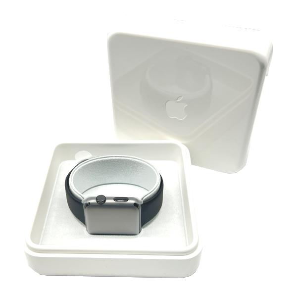 新品未開封　Apple Watch A1554 Apple Watch 42mm MLC82J/A A1554 ブラック スポーツバンド 第1世代
