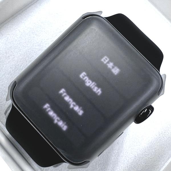 Apple Watch 42mm MLC82J/A A1554 ブラック スポーツバンド 第1世代