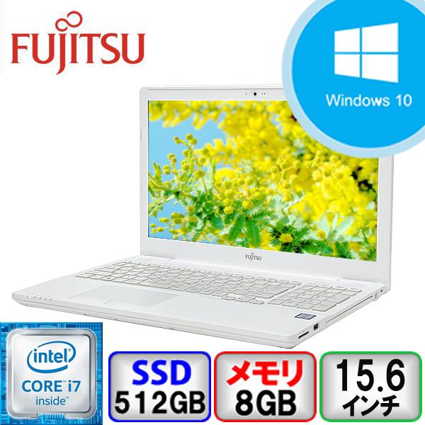 ノートパソコン　LIFEBOOKAH50/A3 FMVA50A3WP LIFEBOOK AH 富士通 AH50/A3 FMVA50A3WP Core i7 8GB メモリ 512GB SSD