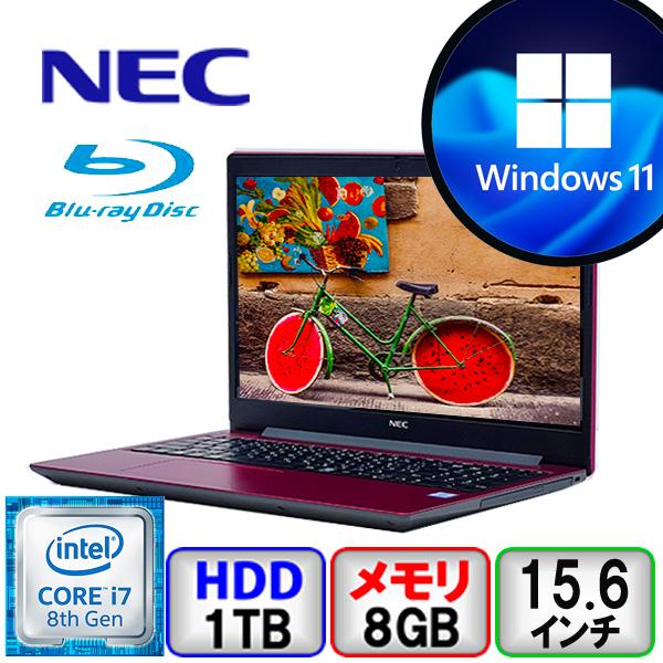 NEC Lavie NS700/N i7ノートPC LaVie N NEC LAVIE NS700/N PC-NS700NAR Core i7 8GB メモリ 1000GB HD