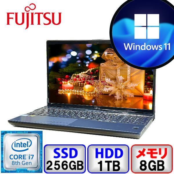 LIFEBOOK AH 富士通 AH77/B3 FMVA77B3LG Core i7-8550U 8GB メモリ