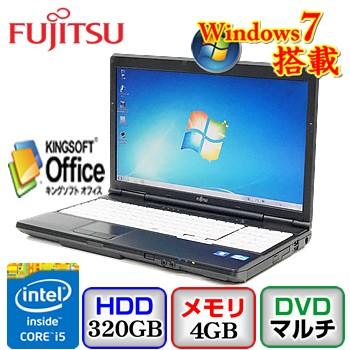 LIFEBOOK 中古ノートパソコン富士通 A572/F FMVNA7HE Windows7