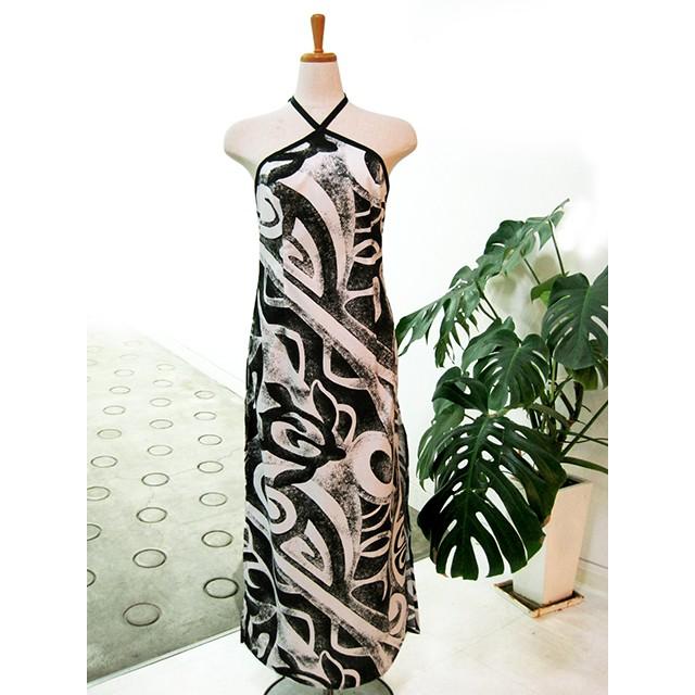 タヒチアン クロスネック ロングスリットドレス : P-Para - 通販